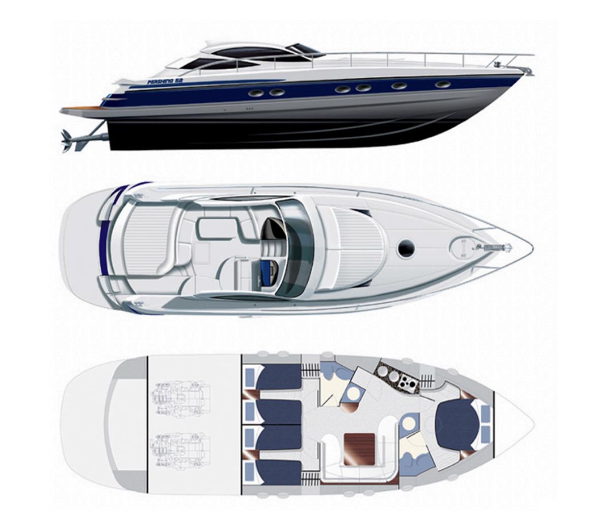 2003 PERSHING 52' 